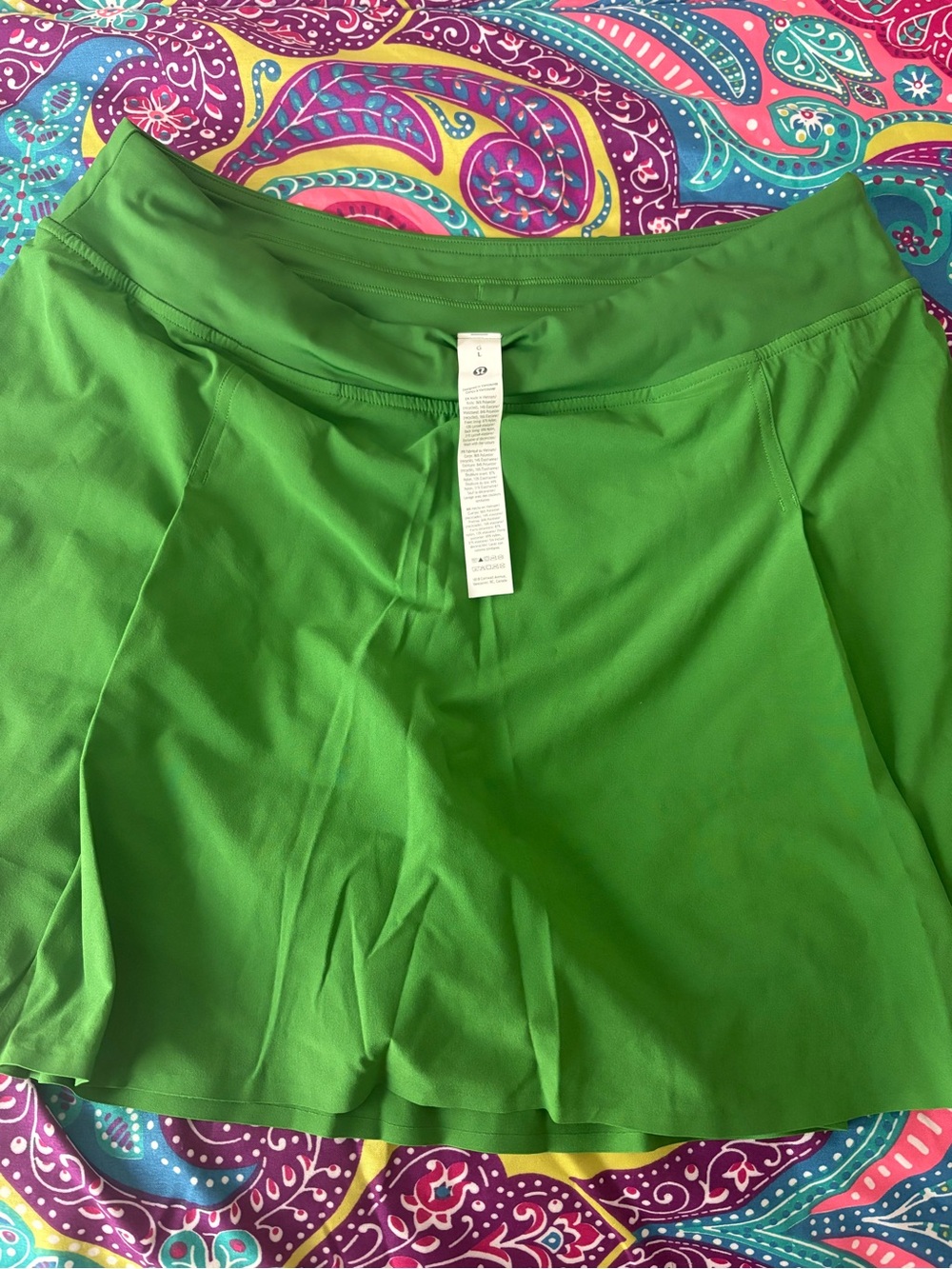 Lululemon Chameleon Athletic Tennis Skirt Sz L